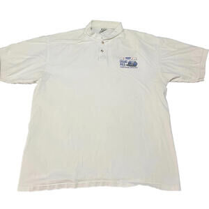 Vintage Ford Polo Los Angeles LA Grand Prix Men XL Collared Shirt Car Shelby